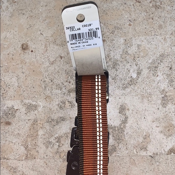 NWT KC Pets Coastal adj collar sz sm-med orange - Picture 5 of 7